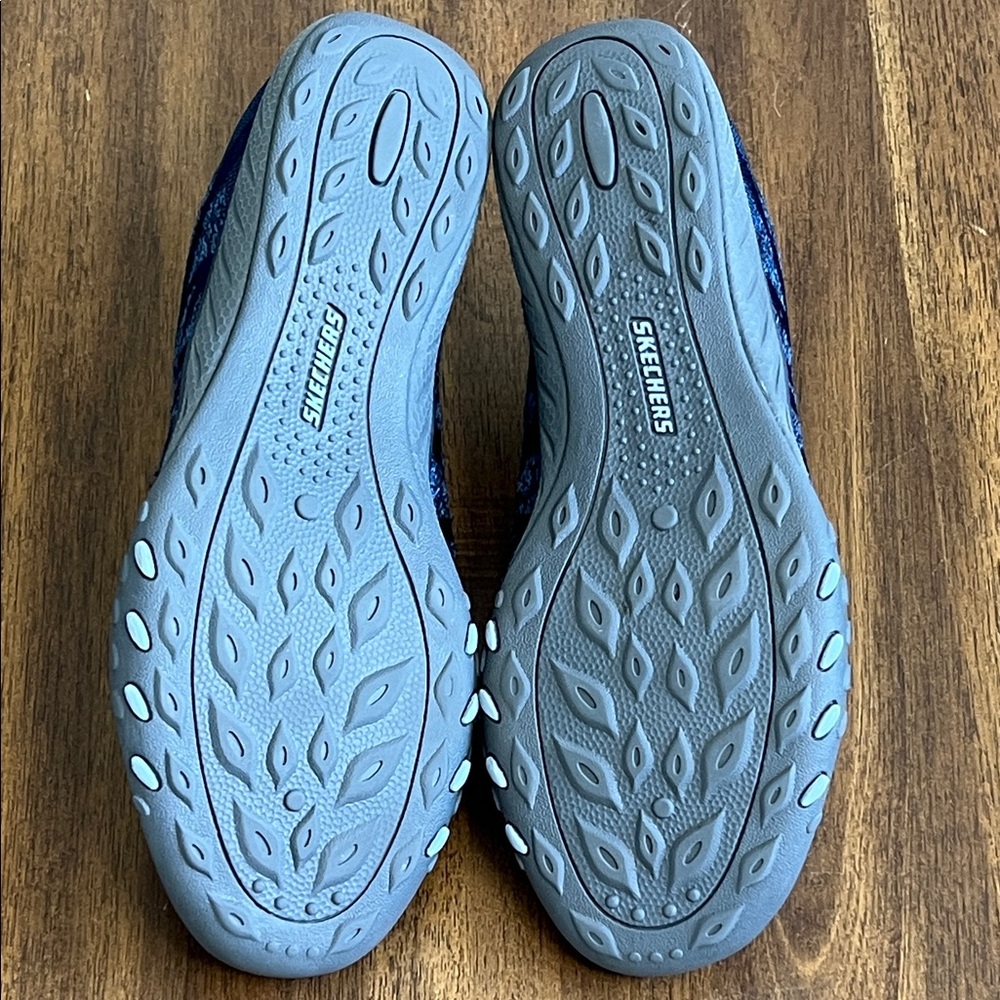 Skechers Womens Breathe Easy Infi Knity 100301 Blue Running Shoes Sneakers 7.5 - Picture 12 of 14